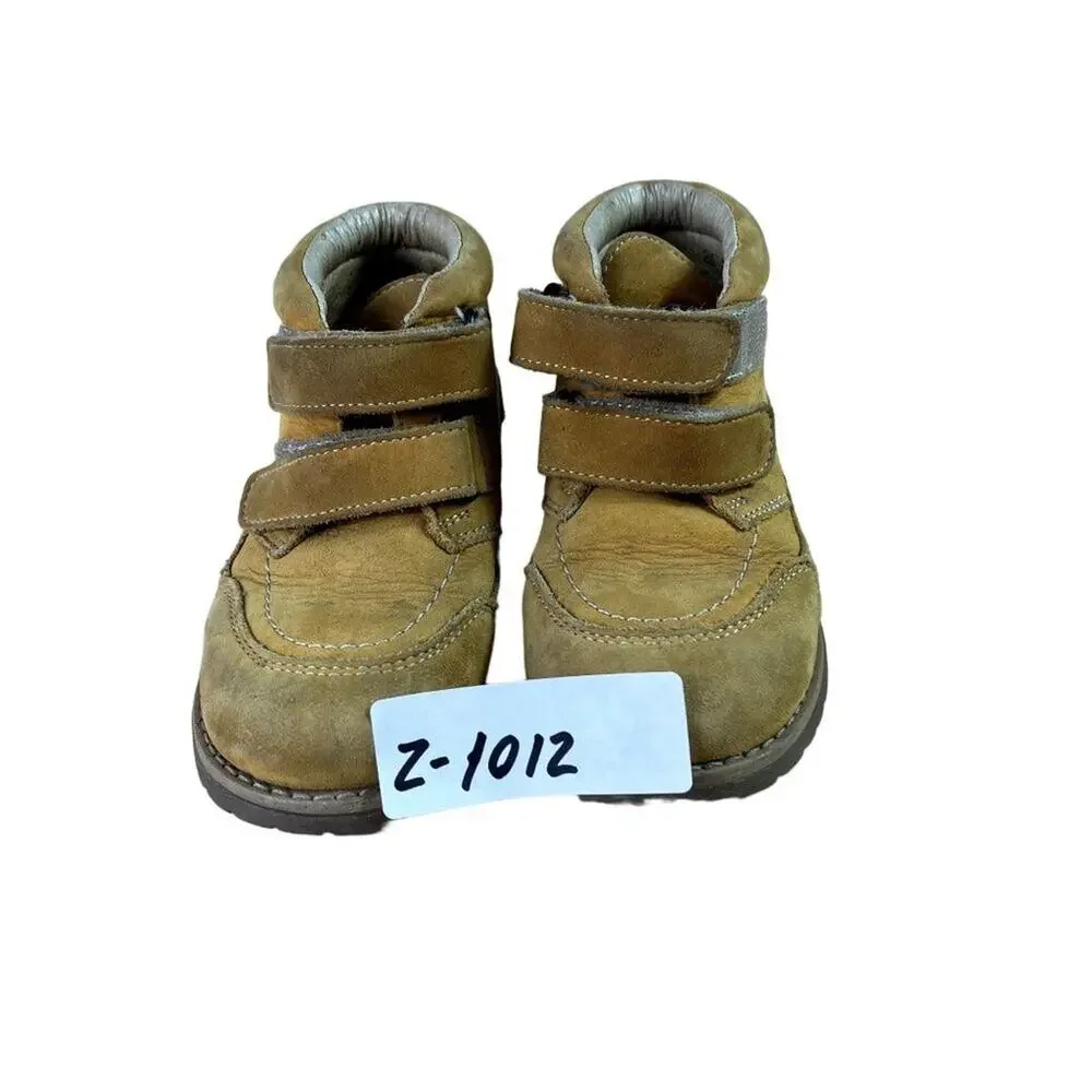 Ciciban Kids Boots Toddler 25 Yellow Leather Upper Lining Casual Play Hiking